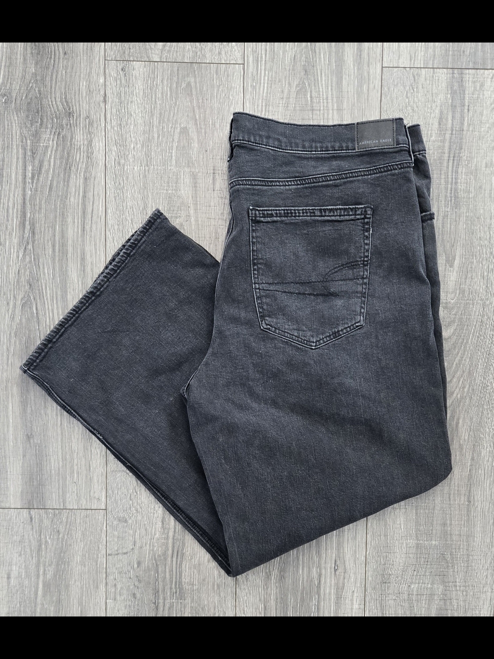 American Eagle Women’s Size 20 Regular Black Wash Stretch Jeans NWT #574 - Picture 2 of 13
